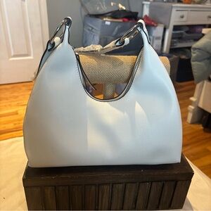 Source Unknown White Shoulder Bag